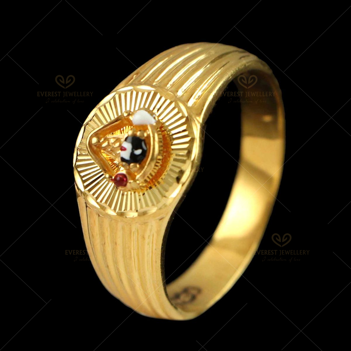 Vinayagar Design Original Impon Finger Ring Collections From Chidambaram  Gold Covering FR1103