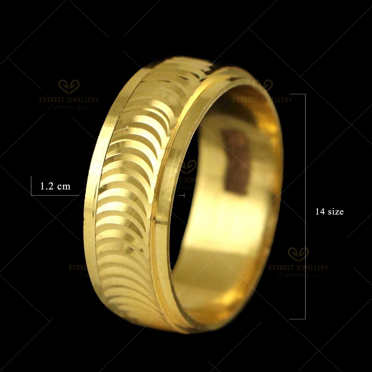 22k Plain Gold Ring JGS-2306-08931 – Jewelegance
