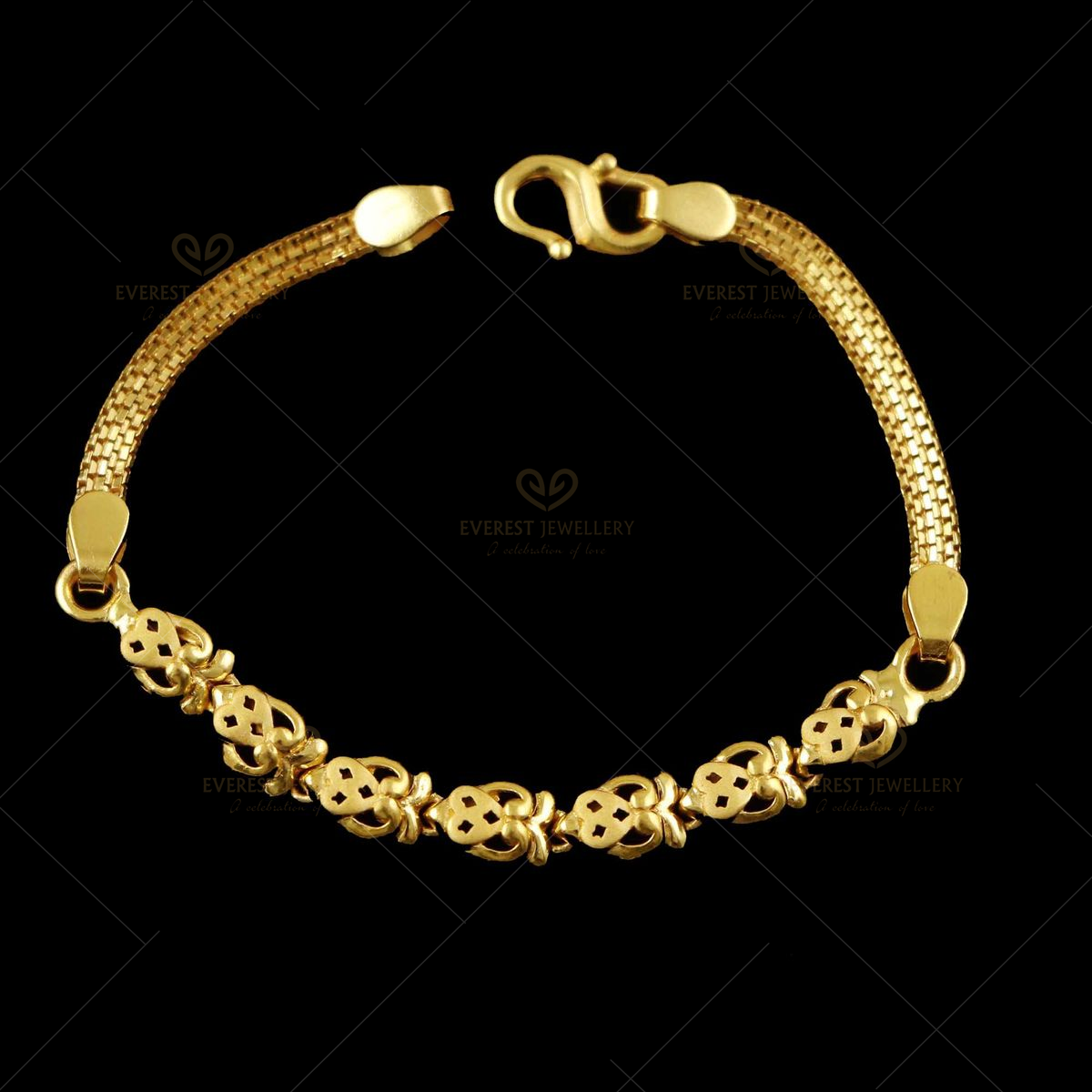 Fope Flex'it Prima 18ct Yellow Gold Bracelet with Diamond Set Rondel