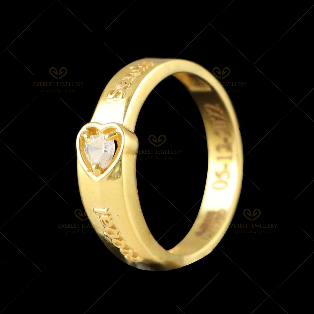 Buy Customized / Personalized Single Name With Crown Adjustable Ring With  Ur Name Or Love One Name With 24k Gold Crush Plating and Laser Engraved  Finish at Amazon.in