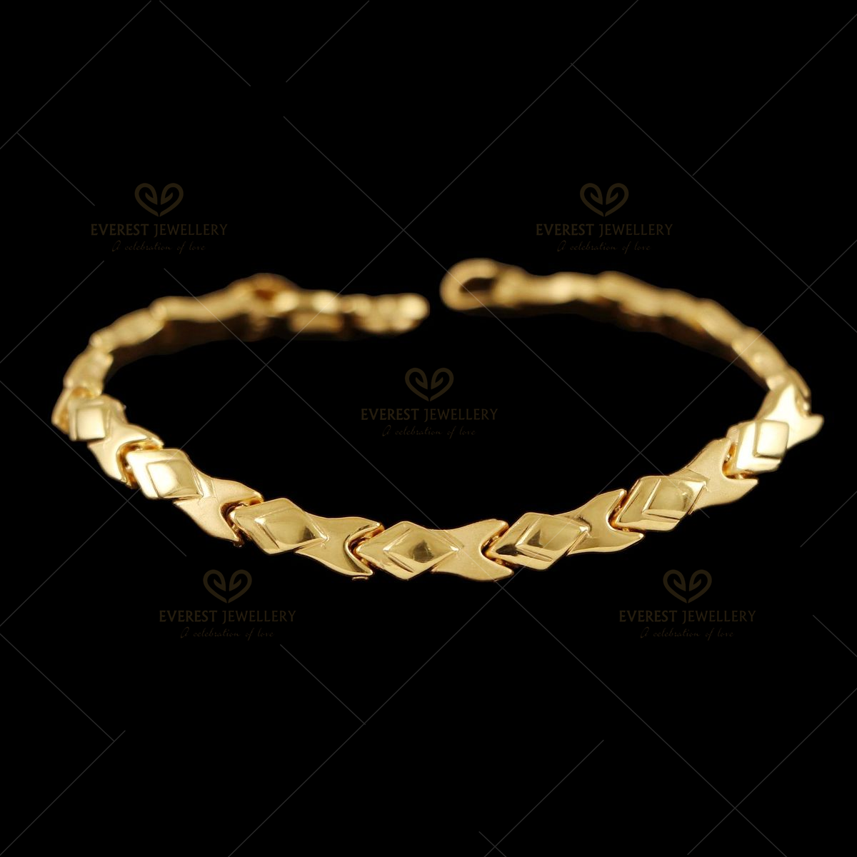 Buy Memoir 24KT Gold plated Snake chain design, Bracelet for Men and Women  at Amazon.in