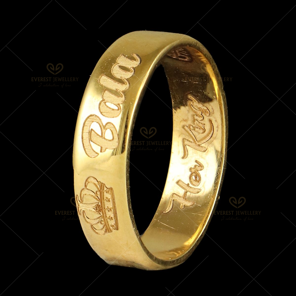 Stackable Name Rings (Braided, Gold Plated) - Talisa Jewelry