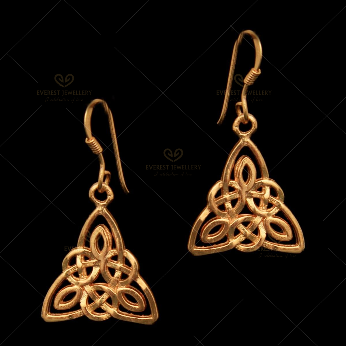 Circles of Life Hanging Earrings Gold – MAS Designs